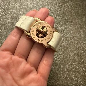 Marc Jacobs Cream and Gold Bracelet